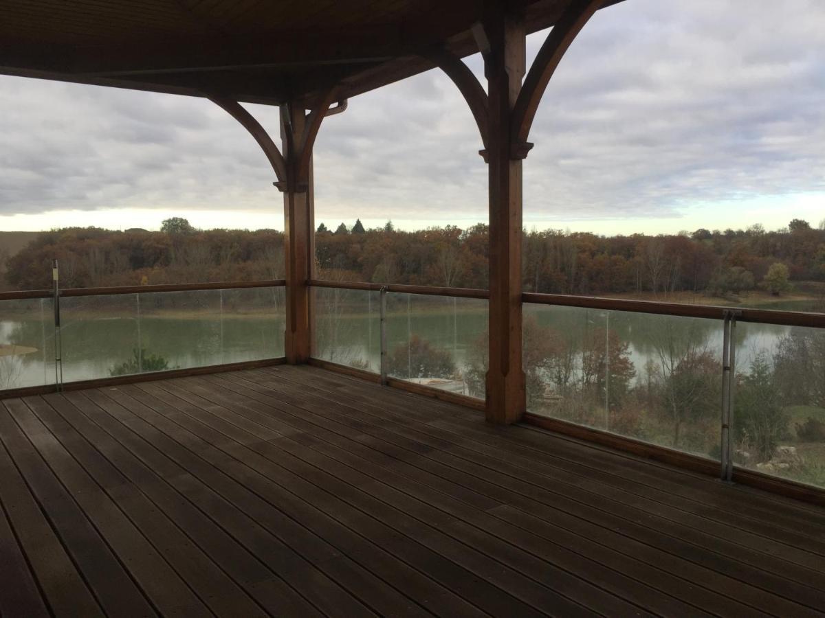 La Découverte, Jacuzzi, Sauna, et Terrasse avec vue sur lac à la campagne entre Toulouse et Auch Villa Catonvielle Exterior foto